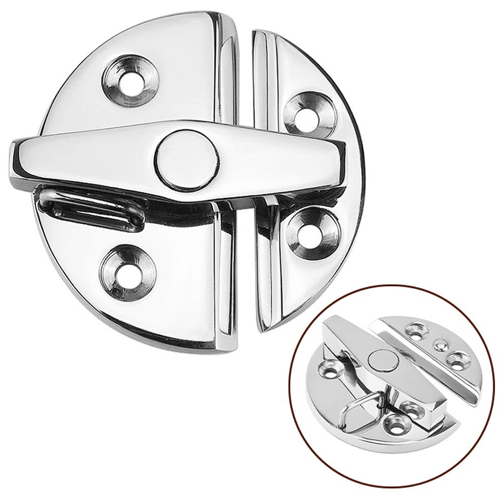 ya 5 8.7 Boat Door Catch Latch 180 Marine Cabinet Lock 316 Stainless Steel Round