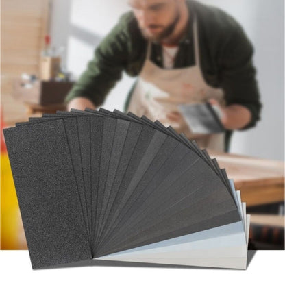 ya 14 9x3.6In Sanding Paper 5 Sheets Silicon Carbide Grit Backed For Metal