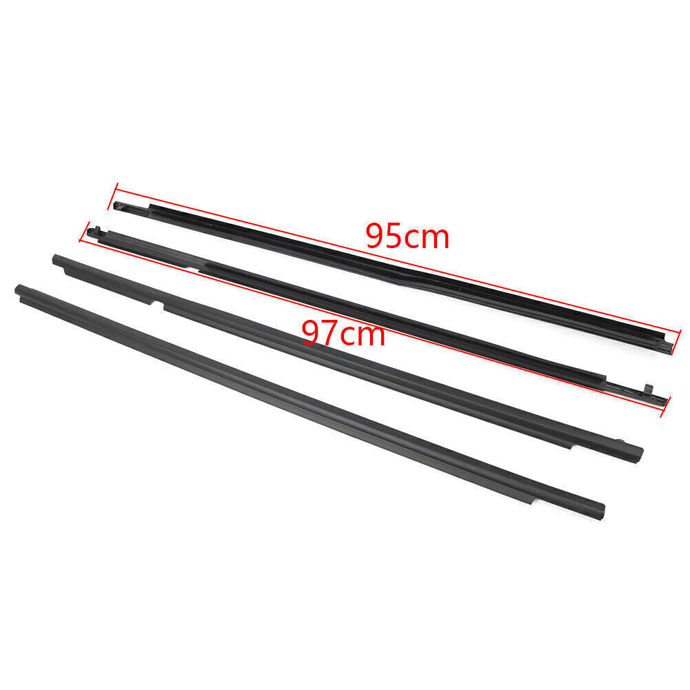 ya 5 8.7 4X Outside Window Seal Door Belt Weatherstrip For 2009-2012 10 for Toyota for COROLLA