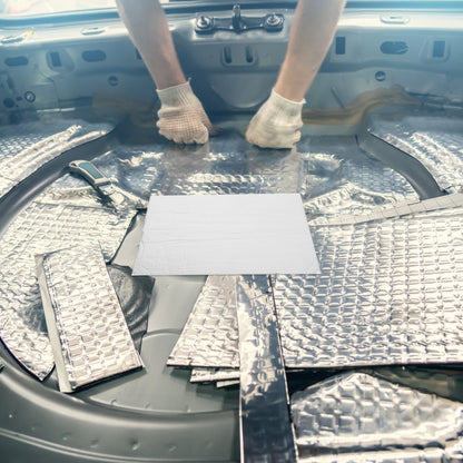 ya 5 8.7 10 Pcs Car Thermal Insulation Pads Sound Deadener Mat Deadening