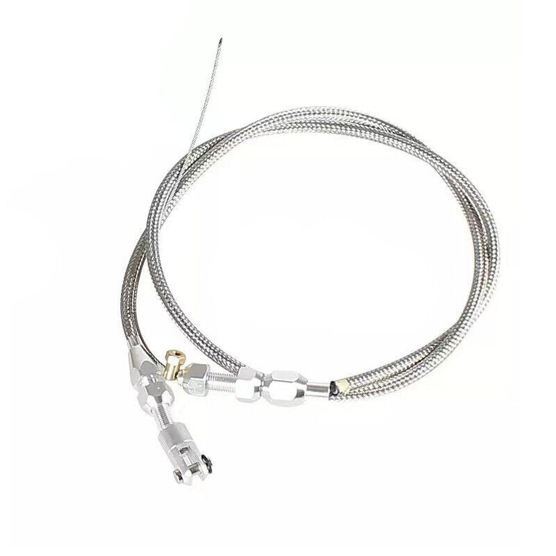 ya 2 7.14 Universal 36 Stainless Steel Throttle Cable for Chevy LS1 4.8L 5.3L 6.0L 5.7L