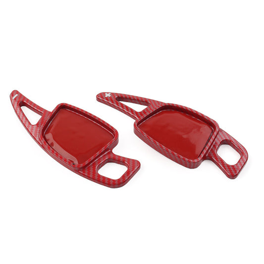 ya 8 5.27 Steering Wheel Paddle Shifter Extension for Audi A3 A4 S4 A5 S5 A6 A7 Red