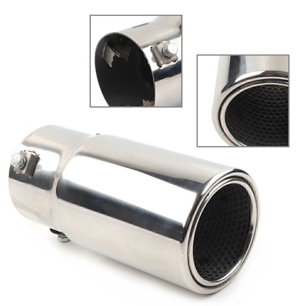 ya 4 6.17.2 Car Stainless Steel Rear Pipe Tail Muffler Tip Fit for Toyota Prado 08-2021
