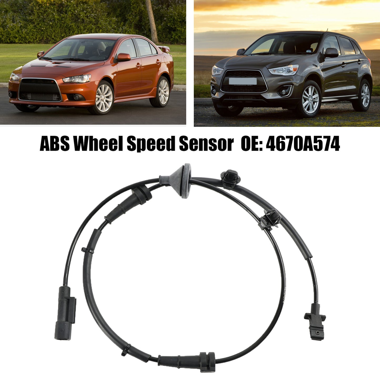 ya 1 8.5.1 Rear Right ABS Wheel Speed Sensor 4670A574For Outlander III2010-On U1