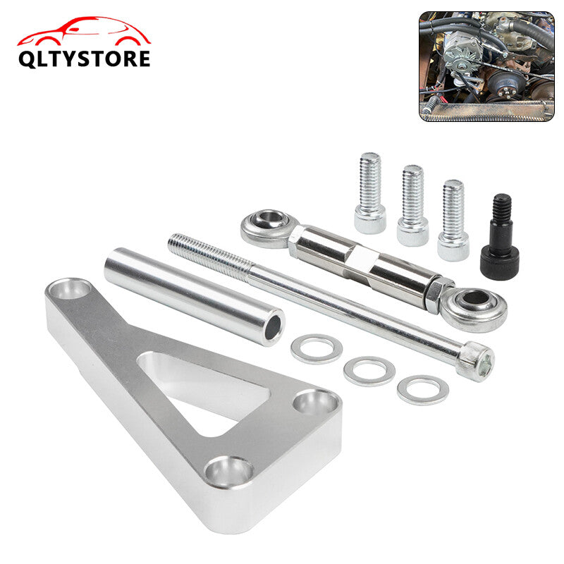 ya 10 5.29.2 For SBC for Chevrolet 350 5.0L 5.7L Alternator Bracket Kit Long Water Pump LWP Aluminum 