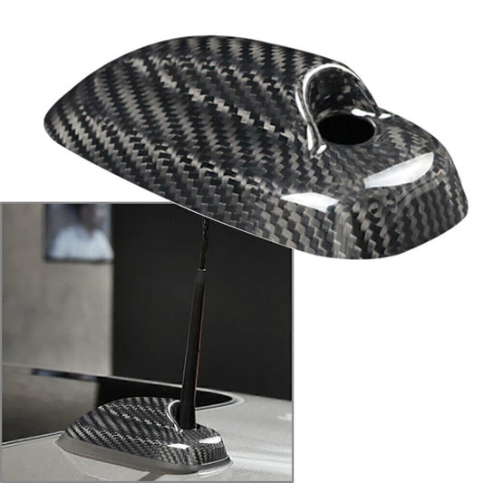 ya 3 6.25 Black Carbon Fiber Shark Fin Antenna Cover Sticker Fit for BMW for Mini Cooper F55 F56
