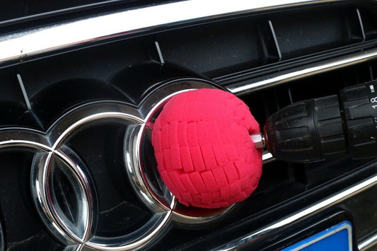 ya 12 5.22.2 Polishing foam sponge polishing tapered ball buffer pad car wheel cleaner 