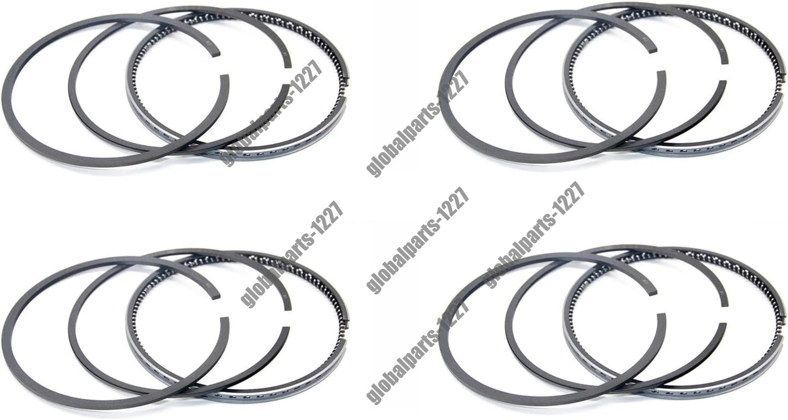 ya 9 6.5.3 Piston ring 4 units 1 set for Yanmar engine 4TNV98T Komatsu engine S4D98E 