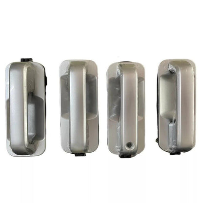 ya 5 8.7 Silver Door Handles Front & Rear Set 4Pcs Fits 2017-2020 for Ford F-250 F-350