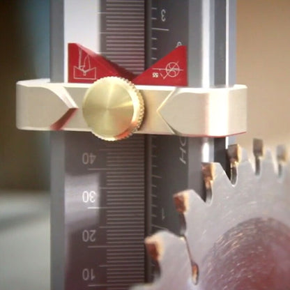 ya 26 Aluminum Woodworking Gauges Versatile for Pise Drilling & Height Adjustment