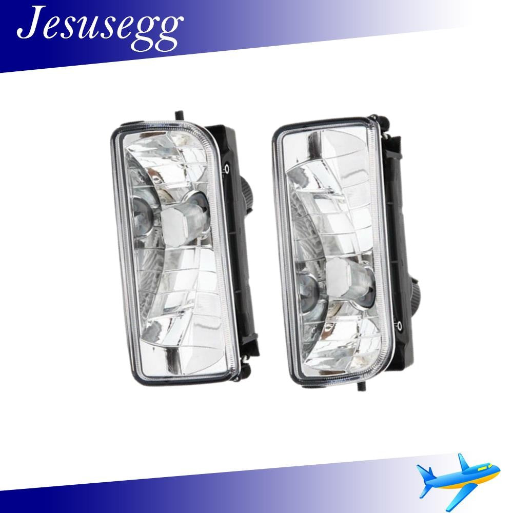 ya 13 5.27.2 Front Left & Right Bumper Fog Light Without Bulb Clear Fits For 3' E36 1992-1998
