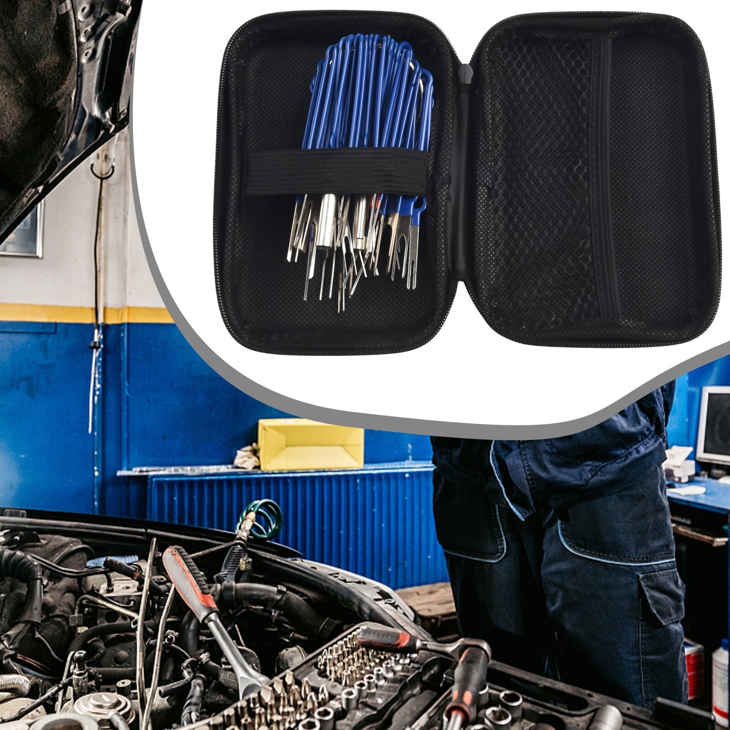 ya 5 8.7 Sturdy stainless steel pin removal tool set of 36 pieces suitable for terminal detachment