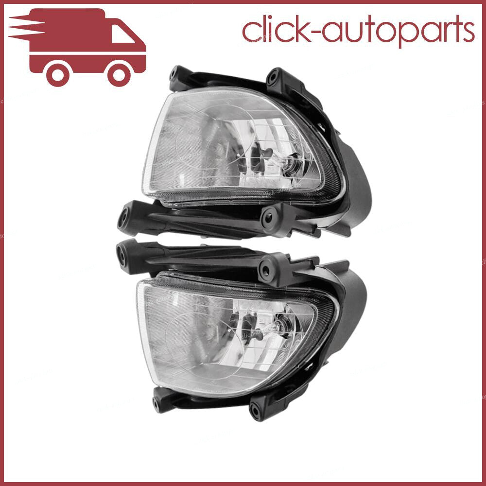 ya 13 5.27.2 2x Bumper Fog Lamp Right+Left Side Clear Lens for Kia Sportage 2006 2007 2008