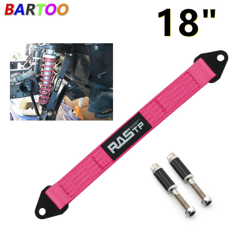 ya 3 6.25 18 Pink Hot Racing Limit Straps Shock Suspension Travel 4 Layers Webbing