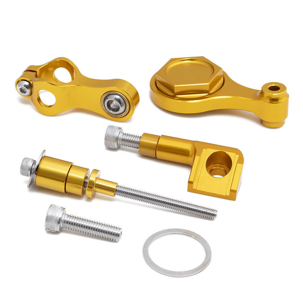ya 5 8.7 Motorcycle Gold CNC Steering Damper Bracket Mounting for Yamaha YZF R6 2006