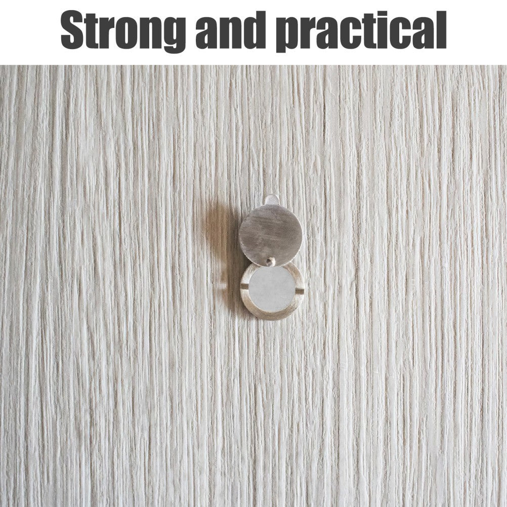 ya 14 1 Set Door Knob Cover Stainless Steel Deadbolt Cover Plate Round Knob Lock Hole