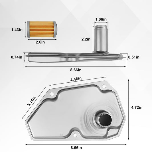 ya 1 8.5.1 JF015E RE0F11A CVT Transmission Oil Filter with Disc Gasket for SENTRA VERSA