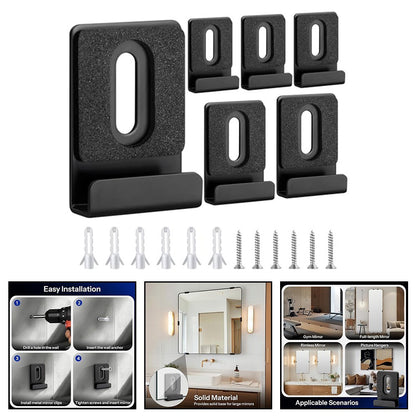 ya 26 Mirror Hook Clips Metal Mirror Clips Strong Load-ing Easy Installation