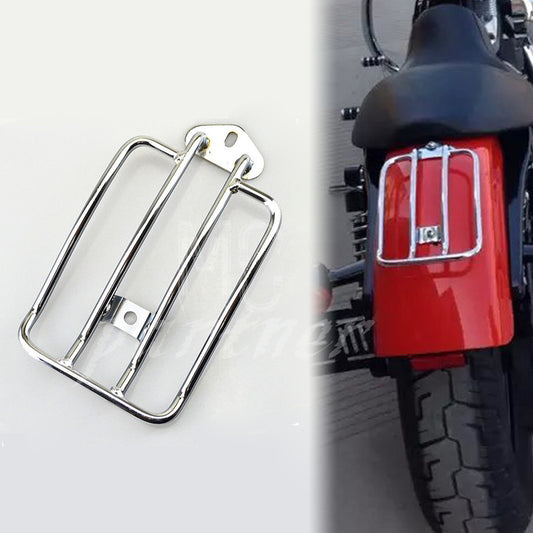 ya 12 5.21 Chrome Metal Solo for Seat Luggage Rack for Harley Sportster XL883 1200 2004-2014