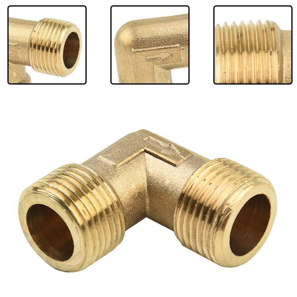 ya 14 Elbow Coupler Pipe Joint 1.2x1.2x0.51inch 16.5mm Air Compressor Assembly