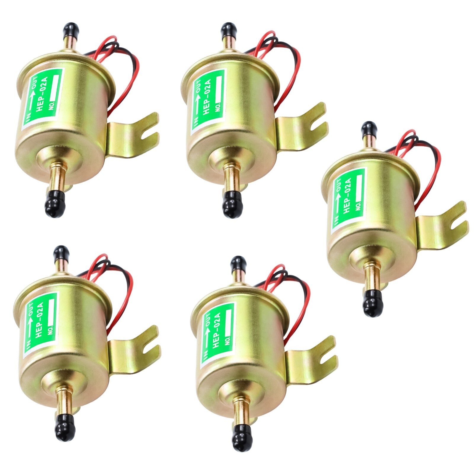ya 27 7.2 5xElectric Fuel Pump for Lawn Mower Carburetor Gas Diesel Engine 2.5-4psi HEP-0