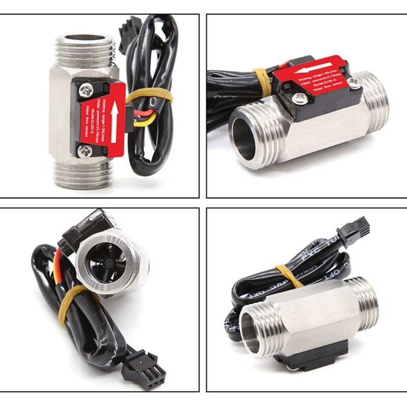 ya 14 Functio l In Pipe Water Flows Sensors Utilizing Stainless Steel Designs