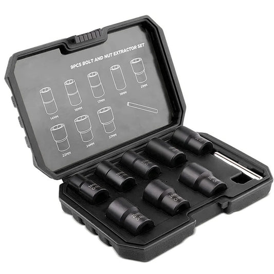 ya 25 9Pcs Nut Extractor Damaged Incomplete Screw Nut Extractor Broken Wire Extractor