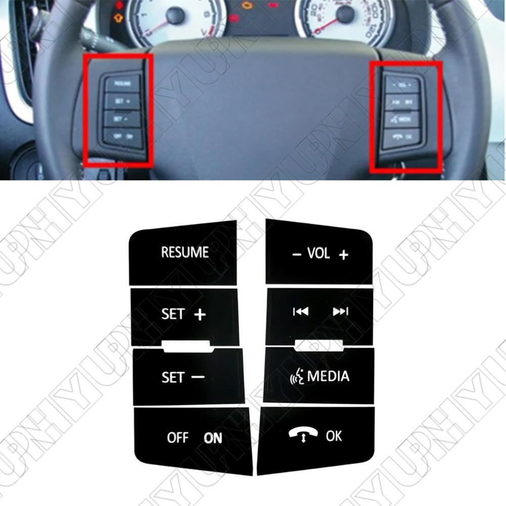 ya 13 1 Set Steering Wheel Button Repair Decal Stickers for Ford Focus 2008 2009 2010