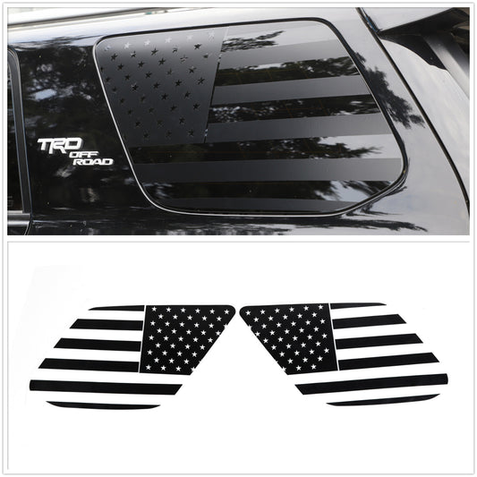 ya 2 6.26.2 for Toyota for 4Runner TRD Pro 2010-2022 Rear Quarter Window Decals Sticker Black