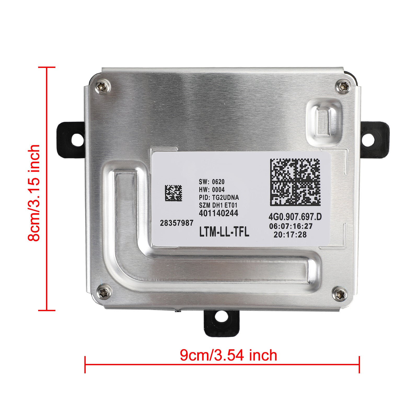 ya 1 8.5.3 4G0907697D LED daytime running light module, headlight control unit suitable for Audi U4