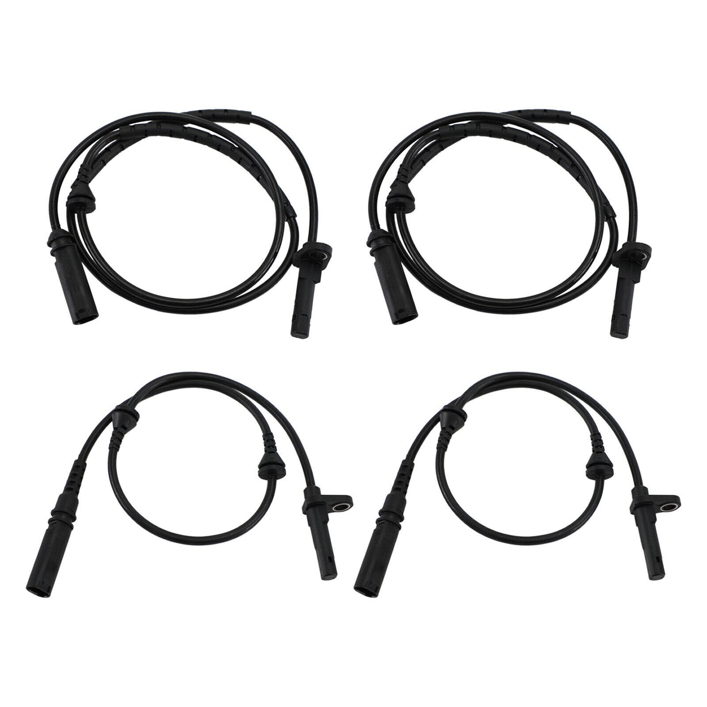 ya 1 8.5.1 4pcs Front and Rear L&R ABS Speed Sensor for X5 34526771776 34526771777