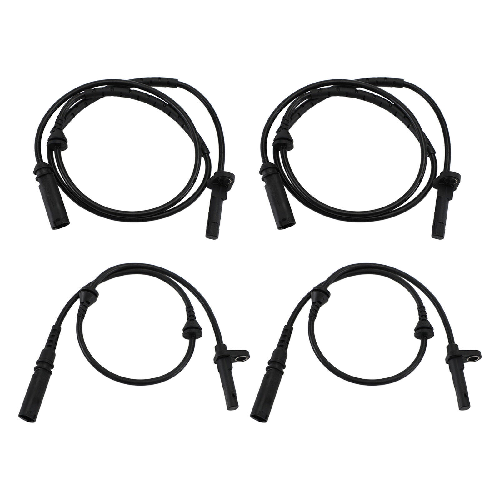 ya 1 8.5.1 4pcs Front and Rear L&R ABS Speed Sensor for X5 34526771776 34526771777