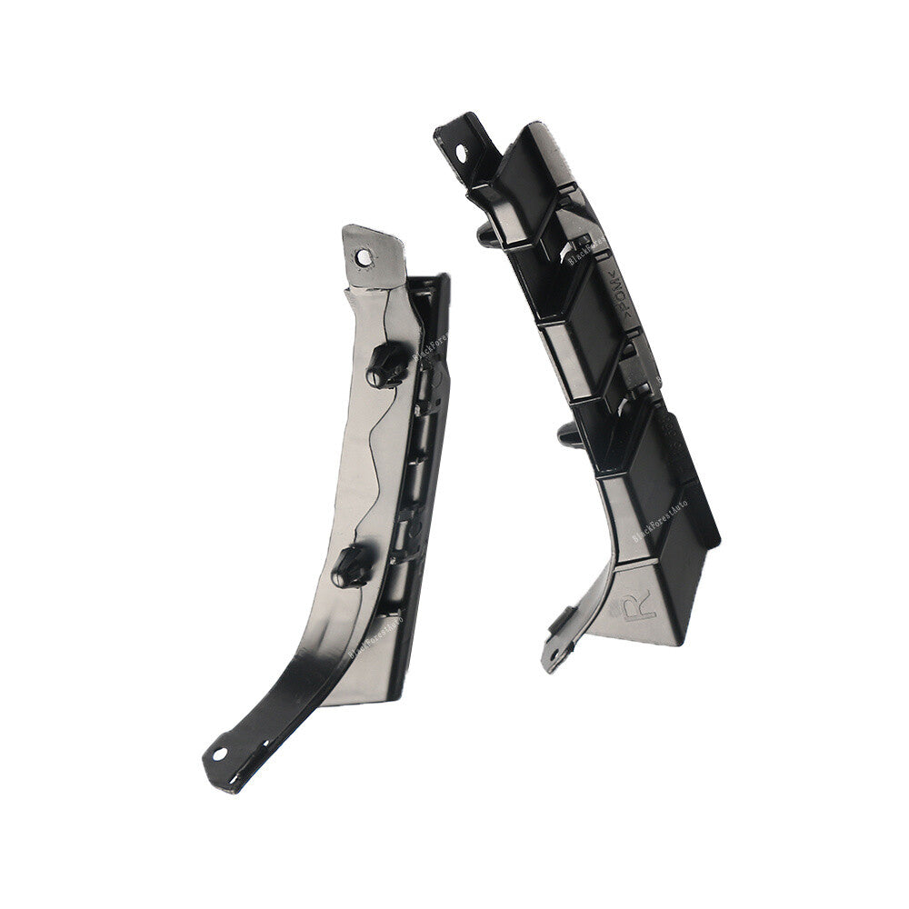 ya 27 6.18 1Pair ABS Black Right+Left Side Bumper Cover Guide Front Fits for BMW for X5 2003-06