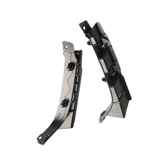 ya 27 6.18 1Pair ABS Black Right+Left Side Bumper Cover Guide Front Fits for BMW for X5 2003-06