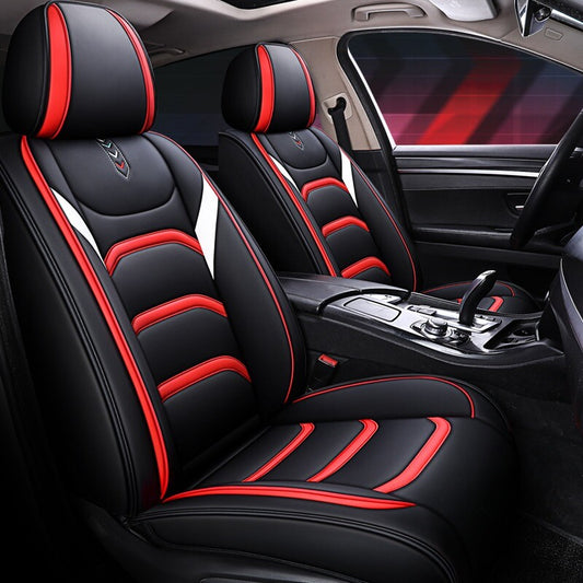 ya 12 5.22 Universal Deluxe Leather Car for SEAT Cover Front Air Cushion Full Surrounded Design
