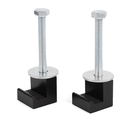 ya 5 8.7 Tool Box Mount J Hook Toolbox Pickup Pair Rail Mounting Kit Clamp Tiedown Truck