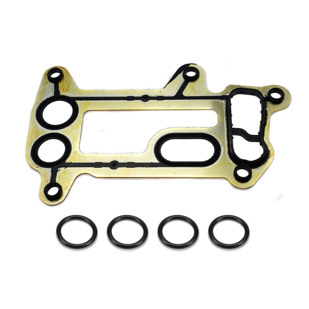 ya 5 8.7 For BWM 1-Ser E81 E87 E88 E82 Rubber Oil Filter Housing Gasket & O Ring Seal Kit
