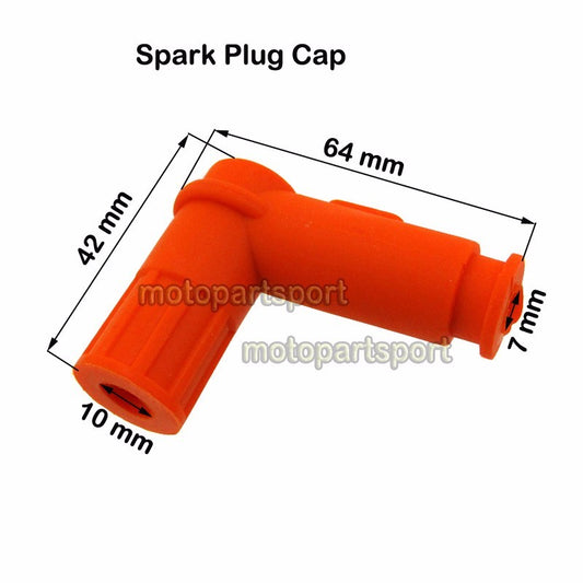 ya 1 7.8 Pit Dirt Bike Spark Plug Cap For 50cc-250cc ATV Quad Scooter Buggy Go Kart Moped