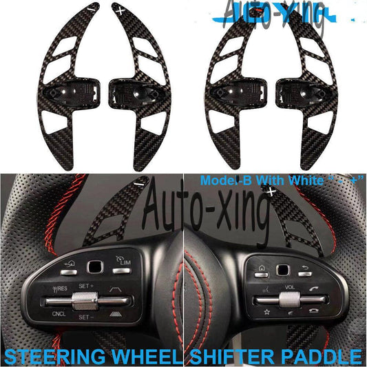ya 8 5.27 Carbon Fiber Steering Wheel Paddle Shifter for Mercedes-benz CLA GLE SL W205 G