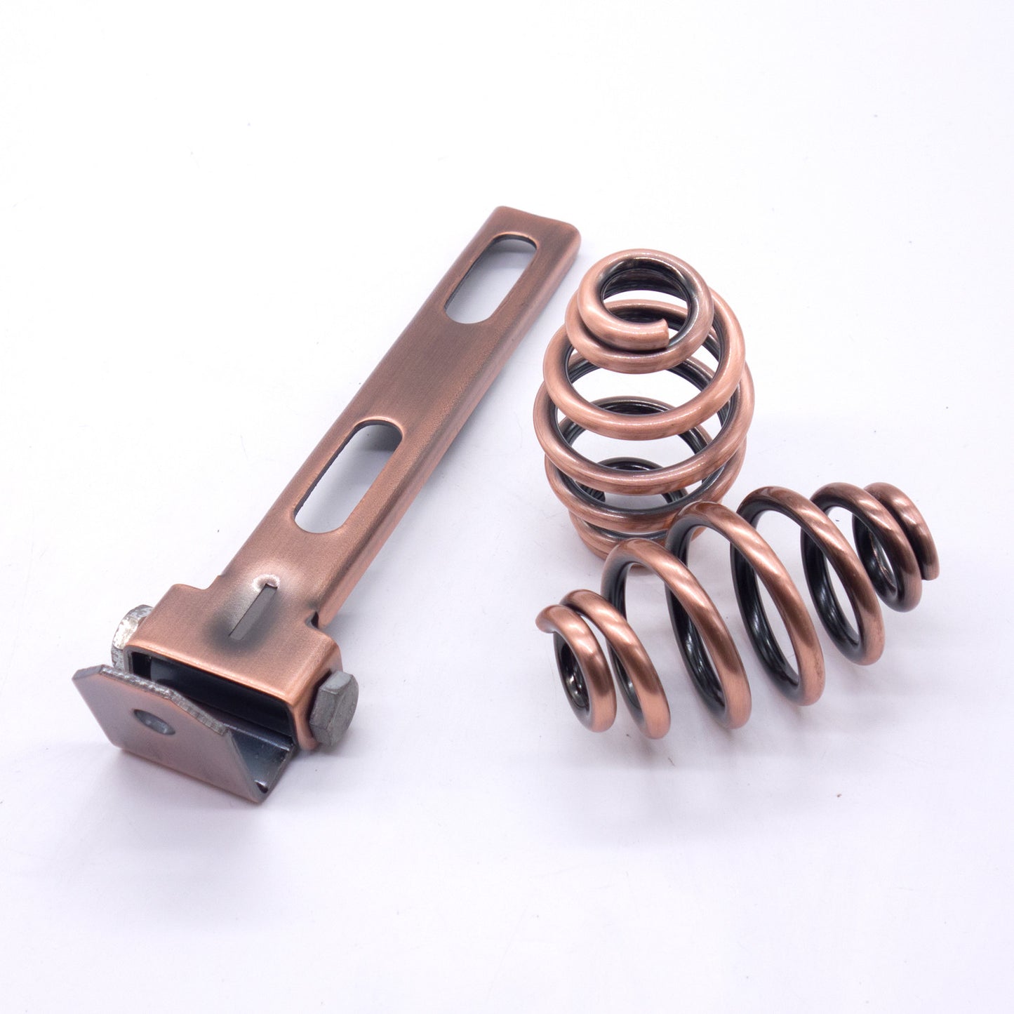 ya 5 8.7 Copper 3 Solo for Seat Barrel Springs Bracket Mount Kit for Harley Chopper Bobber