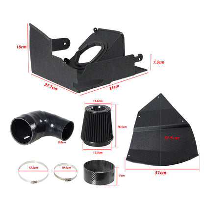 ya 5 8.7 Black Cold Air Intake Kit for BMW 320I 330I G20 G21 2019-2022 Aluminum Alloy