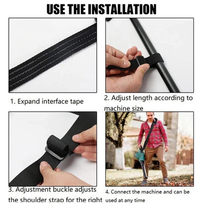 ya 17 Adjustable Shoulder Support Strap Belt for Grass Trimmer with Thickened Pa ing