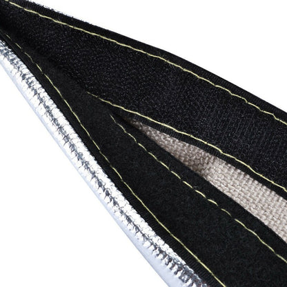 ya 5 8.7 Metallic Heat Shield Sleeve Silver Insulated Wire Hose Cover Wrap 3/4 X 6Ft