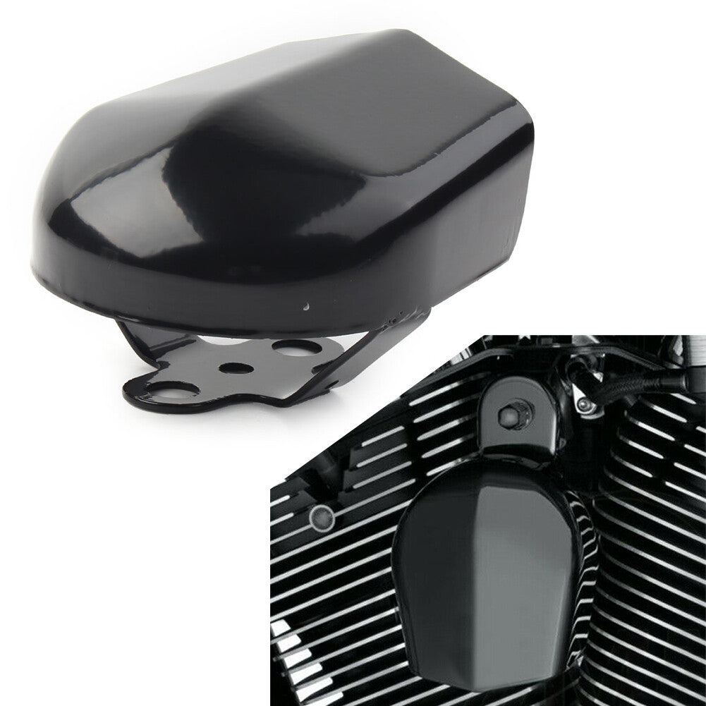 ya 2 6.29 Horn Cover for Harley Touring Road King Glide Street FLHR FLHX 1993-2018 Black