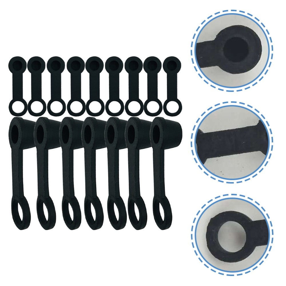 ya 10 5.28 30 Pcs Grease Cap Fitting Caps Brake Motorbike Bleeder Dust Cover Rubber
