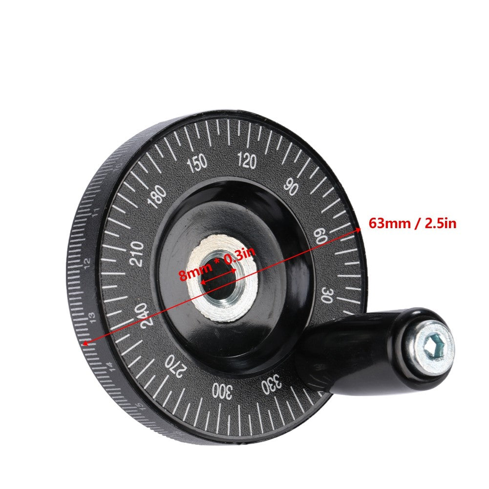 ya 14 1pcs 63mm Solid Bakelite Hand Wheel Scale Handwheel Machinery Accessaries
