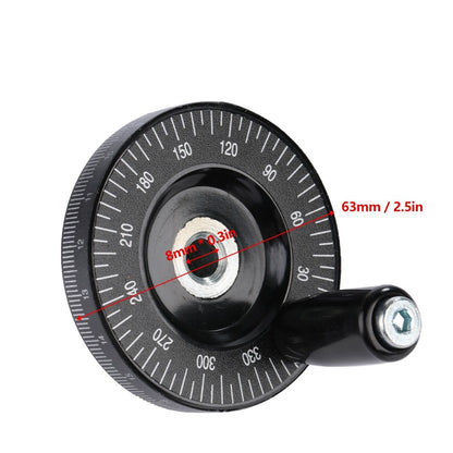 ya 14 1pcs 63mm Solid Bakelite Hand Wheel Scale Handwheel Machinery Accessaries