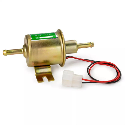 ya 27 7.2 12V Universal Electric Fuel Pump 4-7PSI Inline Low Pressure Gas Diesel HEP-02A