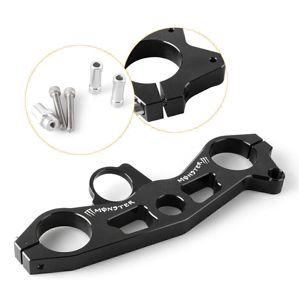 ya 1 7.8 for Kawasaki ZX6R Black Upper Triple Tree Front End Upper Top Clamp