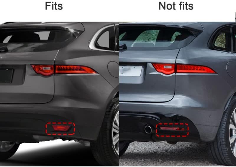 ya 1 7.4 Rear Right Side Bumper Fog Light Lamp T4A17150 Fit for Jaguar F-Pace 2017-2020